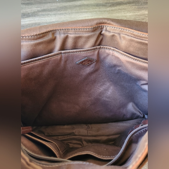 Fossil leather messenger bag - Picture 10 of 10